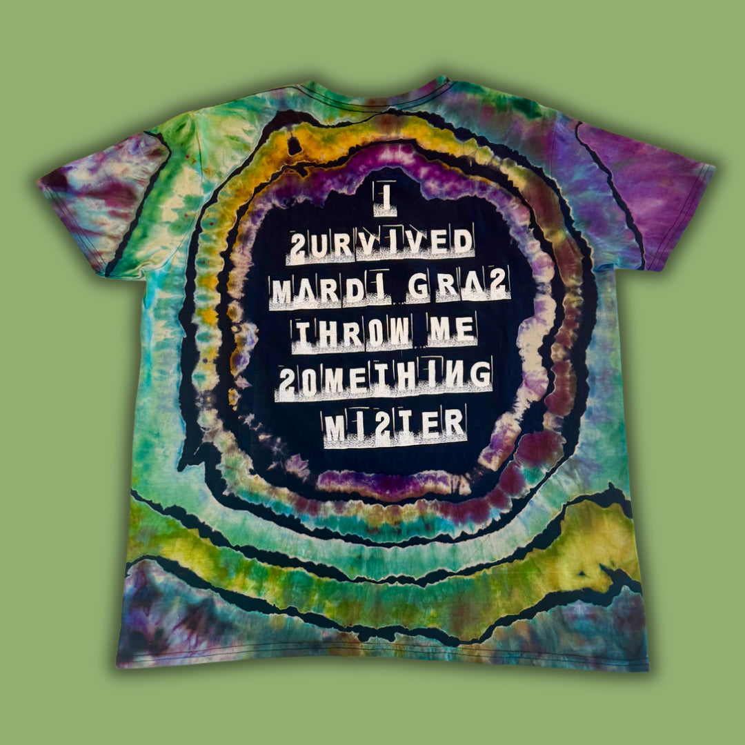 Vintage Mardi Gras Tee - Size L